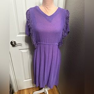 Susan Richard’s Vintage Dress with Fringe
